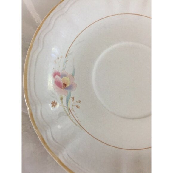 Home Beautiful Robyn‎ Stoneware Coffee Tea Saucers KB102 Japan Floral Set Of 2 - Picture 4 of 7